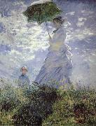 Claude Monet Woman with a Parasol oil painting picture wholesale